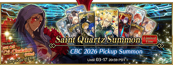 Chaldea Boys Collection (CBC) 2026 Pickup Summon (Daily)